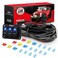Nilight 16AWG LED Light Bar Wiring Harness Kit 12V On/Off 3 Gang LED Pod Lights Rocker Switch Panel Power Relay Fuse 5Pin Toggle Switch for Cars Boat ATV Trucks-6 Leads