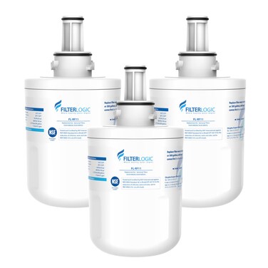 Filterlogic DA29-00003G Refrigerator Water Filter, Replacement for Samsung DA29-00003G, DA29-00003B, Aqua-Pure Plus, RFG237AARS, DA29-00003F, HAFCU1, RFG297AARS, RS22HDHPNSR, WSS-1 (Pack of 3)