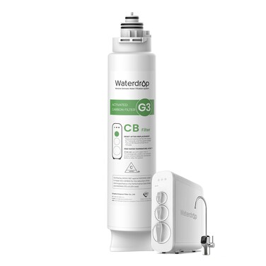 Waterdrop WD-G3-CB Filter, Replacement for WD-G3-W, WD-G3P600 and WD-G3P800-W Reverse Osmosis System, 1-year Lifetime