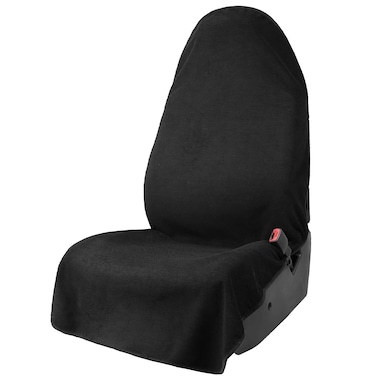 Leader Accessories Black Waterproof Sweat Towel Seat Cover Universal Non-Slip for Car Truck SUV Seat for Dog &amp; Kid Workout Outdoor OR Sport Activities