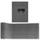 FH Group Car Floor Mats - DIY Set of Rubber Floor Mats for Cars, Trimmable Automotive Floor Mats, All Weather Protectors, Floor Mats for SUVs, Truck Floor Mats Solid Gray