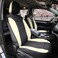 FH Group Car Seat Covers Front Set Beige Neosupreme - Car Seat Cover for Low Back Seats with Removable Headrest, Universal Fit, Automotive Seat Covers, Airbag Compatible, Car Seat Cover for SUV, Van