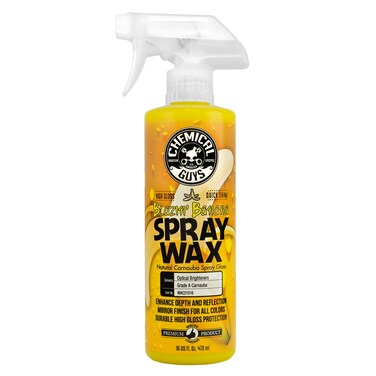 Chemical Guys WAC21516 Blazin' Banana Spray Wax, Natural Carnauba Gloss, Safe for Cars, Trucks, SUVs, RVs &amp; More, 16 fl oz