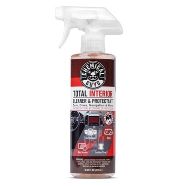 Chemical Guys SPI22516 Total Interior Cleaner &amp; Protectant (Safe on Dash, Leather, Vinyl, Plastics, Trim, Glass, Fabric &amp; More), 16 Fl Oz (Pack of 1) (Black Cherry Scent)