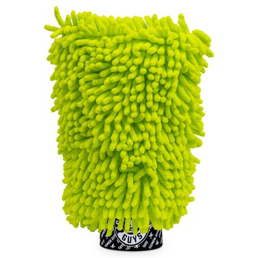 Chemical Guys MIC493 Chenille Premium Scratch-Free Microfiber Wash Mitt, Lime Green, 9.6" x 2.3" x 7