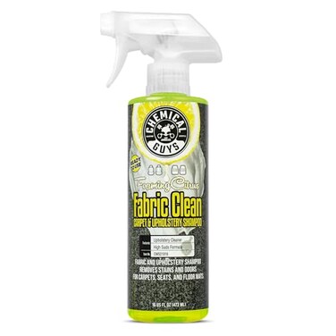 Chemical Guys CWS21916 Foaming Citrus Fabric Clean Carpet &amp; Upholstery Cleaner, Ready To Use, Sprayable (For Carpets, Seats &amp; Floor Mats), Safe for Cars, Home, Office, &amp; More, 16 fl oz, Citrus Scent
