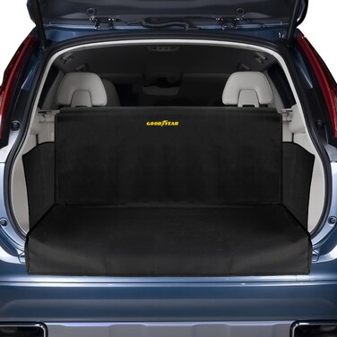 Goodyear - [Improved Version - Water Resistant SUV Cargo Cover &amp; Trunk Mat, Larger Size, Easy-to-Clean Dirt Protector, Enhanced Grip with 6X Better Side Holding