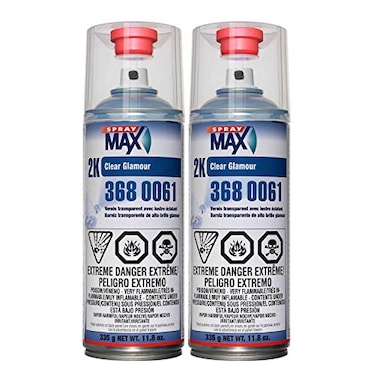 Spray max USC 2k High Gloss Clearcoat Aerosol (2 PACK)