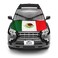 [Hood's Flags] Mexico Flag Car Hood Cover 63"x47" (120x160cm) for Trucks, Car, SUV, or Van. Mexican Flag Hood Cover, Polyester Spandex Material, Weather-Resistant + Fasteners