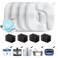 Veken Cat Water Fountain Filters, 4 Pack Replacement Filters &amp; 4 Pack Replacement Pre-Filter Sponges Set for 67oz, 95oz, 135oz Automatic Pet Fountain Dog Water Dispenser