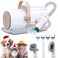 FIXR Dog Grooming Vacuum, Dog Hair Vacuum, 11000Pa Suction Power Dog Vacuum for Shedding Grooming, Pet Vacuum Grooming Kit with 4 Grooming Tools, Low Noise, 2.5L, Perfect for Pet Hair Grooming, PG50