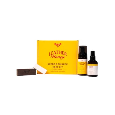 Leather Honey Suede &amp; Nubuck Care Kit: Cleaner, Protector, Suede Brush &amp; Eraser: Clean, Protect &amp; Restore Shoes, Boots, Uggs, Furniture, Jackets, Bags and Apparel. Safe for Any Color