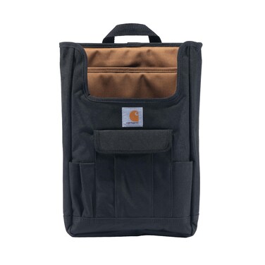 Carhartt Front Seat Car Organizer, Passenger Seat Storage &amp; Organization for Books, Files, Folders, Laptop &amp; More, Front Seat Organizer (Black)
