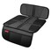 Kaiphy Car Seat Protector - Seat Protection Mat - Thick Padding - Durable, Waterproof Fabric, Leather Reinforced Corners &amp; 3 Pockets for Handy Storage Black