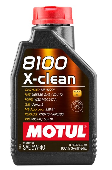 Motul 102786 8100 X-Clean 5W40 12X1L
