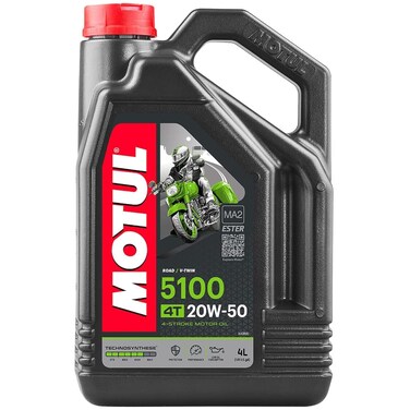Motul 109945 5100 4T Technosynthese Oil - 20W50-4 L.