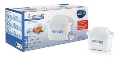 BRITA MAXTRA+PACK6 Pitcher and 6 Water Filters, Copper, White