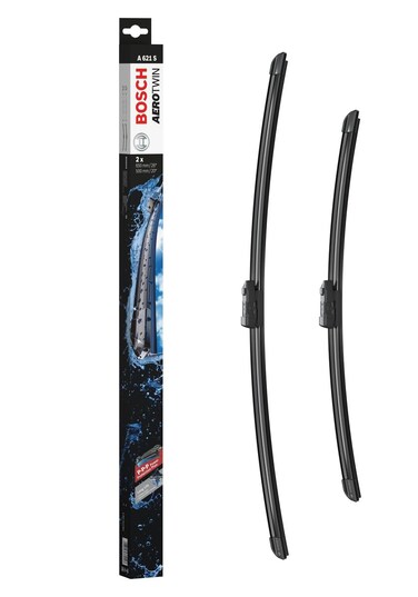 BOSCH 3397014621 AeroTwin OE Replacement Wiper Blades Driver &amp; Passenger Side - Set of 2 (26" &amp; 20") Top Lock 16mm