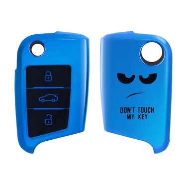 kwmobile Key Cover Compatible with VW Golf 7 MK7 - Don't Touch My Key