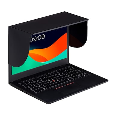 kwmobile Laptop Sun Shield - Shade for Laptop Computer Screen Glare Protection for Outdoor Working Outside - Laptop Visor Sun Cover - for 13" Laptops
