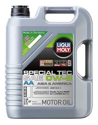 Liqui Moly Special Tec AA 0W-8   Fully synthetic engine oil   1 Liter   SKU: 22279