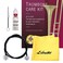 Libretto Trombone All-Inclusive Care Kit: Flexible Bore Brush + Mouthpiece Brush + Slide Oil+ Microfiber Cleaning Cloth + Slide Grease, w/Handy Case, Time to Clean &amp; Extend Life of Your Trombone!