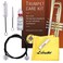 Libretto Trumpet (Cornet) ALL-INCLUSIVE Care Kit w/Instructions: Valve Oil+Slide Grease+Cleaning Cloth+Mouthpiece/Valve/Bore Brushes, Giftable Handy Case, Time to Clean &amp; Extend Life of your Trumpet!