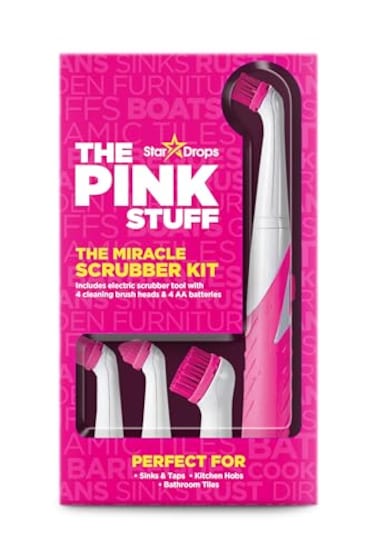 Stardrops - The Pink Stuff - The Miracle Scrubber Kit - 4 Cleaning Brush Heads