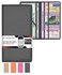 MOTO4X Premium Leather with Magnetic Shut Car Registration and Insurance Card Holder, Glove Box Organizer for License, Cards &amp; Documents, a Car Wallet for All Vehicle Needs and Car Accessories: Black