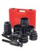 Orion Motor Tech Wheel Bearing Press Kit for Front Wheel Drive Bearing Removal &amp; Installation, 24pc Wheel Bearing Puller Tool Set with Sliding Screws Universal Bushings Sleeves Storage Case