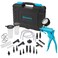 DURATECH 2 in 1 Brake Bleeder Kit, Brake Fluid Bleeder Kit with Handheld Vacuum Pump, for Automotive, Organized in Portable case