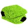AIDEA Car Wash Mitt Microfiber, 2PK Scratch Free Lint-Free, Premium Chenille Microfiber Wash Mitt Car Wash Brush, Green, Regular Size 7.12''X10.14''