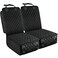 PETICON Waterproof Front Seat Car Cover 2 Pack, Full Protection Dog Car Seat Cover with Side Flaps, Nonslip Scratchproof Captain Chair Seat Cover Fits for Cars, Trucks, SUVs, Jeep, Black