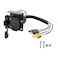 MECMO Multi-Tow 4-Way Flat to 7-Way RV Blade and 4-Way Flat Female End Trailer Wiring Adapter Connector Kit, 4 Pin Vehicle-Side Trailer Light Plug to Dual-output 7 Blade &amp; 4 Flat with Mounting Bracket