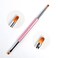 KADS Nail Art Painting Brush Pen Double Heads Nail Brush Flower Painting Brush Handle Nail Art Manicure Tools