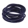 50pcs Nylon Rubber Bands High Elasticity Ponytail Holder Hair Ties Rope for Adults (Blue)