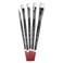 Angelus Paint Brush Set Round Flat Angular Artist Acrylic Paint Brush Set Shoe paint Brush set (5 pcs)