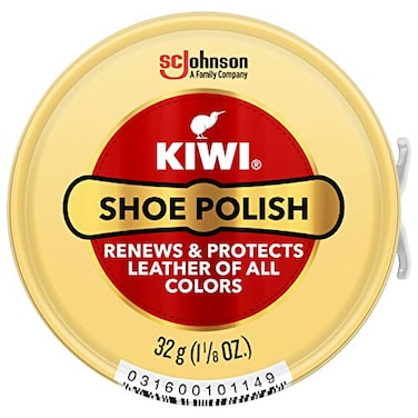 KIWI Shoe Polish, Neutral, 1 Metal Tin, 1.125 oz
