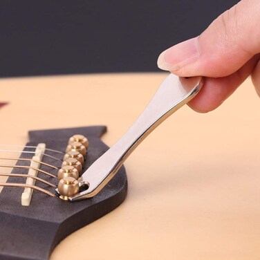 Guitar Bridge Pin Puller Removal Tool,Bridge Pin Puller,1PCS Acoustic Guitar Ukulele String Peg Nail Puller Bridge Pin Remover - Musical Instruments Guitar Parts