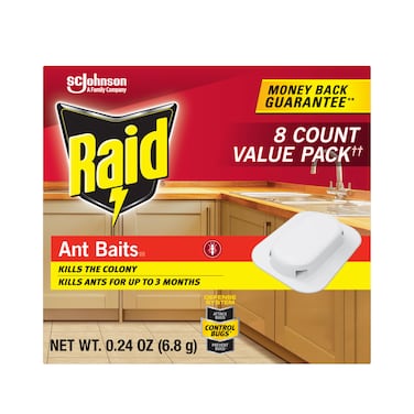 Raid Ant Killer Baits, Child Resistant Bug Killer for Indoor Home Use, 0.24 Oz, 8 Count