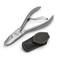 Fingernail and Toenail Nippers in Leather Case FINOX Surgical Stainless Steel Pedicure Nail Clippers German Toe Nail Cutter GERmanikure Solingen p126