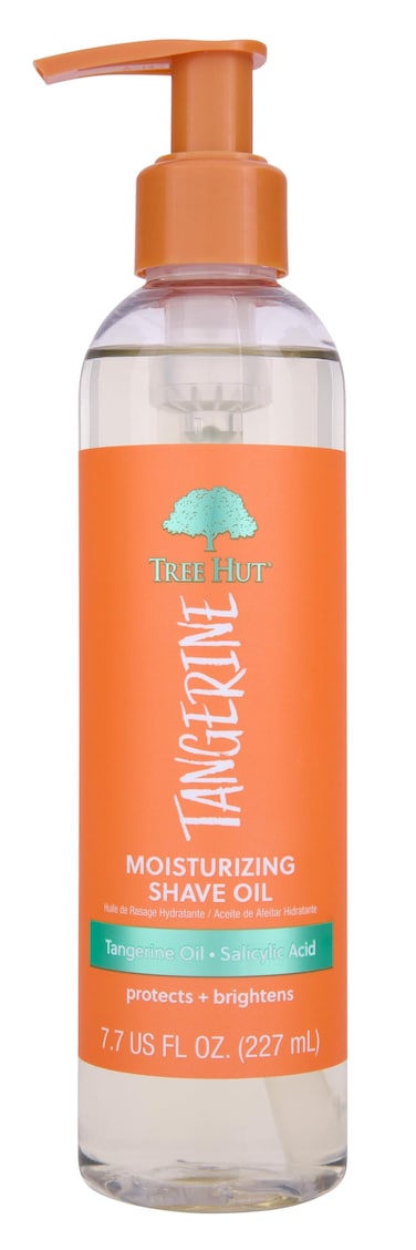 Tree Hut Bare Tangerine Moisturizing &amp; Hydrating Bare Shave Oil   Made with Soothing Jojoba Oil   Gel-to-Oil Formula Helps Prevent Razor Bumps, Ingrown Hairs, &amp; Skin Irritation   7.7 fl oz.