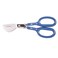 Klein Tools G548DR Scissors, Made in USA, Duckbill Napping Shear with Large Ring Offset Handles and Knife Edge for Left-Hand or Right-Hand Use, 7-Inch
