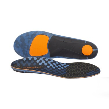 Superfeet Run Cushion Medium Arch Insole - Riviera - 9.5-11 Men / 10.5-12 Women
