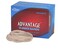 Alliance Rubber 26629 Advantage Rubber Bands Size #62, 1/4 lb Box Contains Approx. 112 Bands (2 1/2" x 1/4", Natural Crepe)