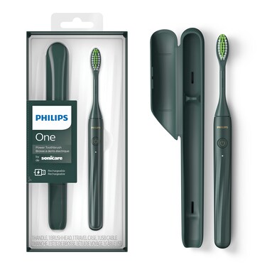 Philips Sonicare One by Sonicare Rechargeable Toothbrush, Sage, HY1200/28