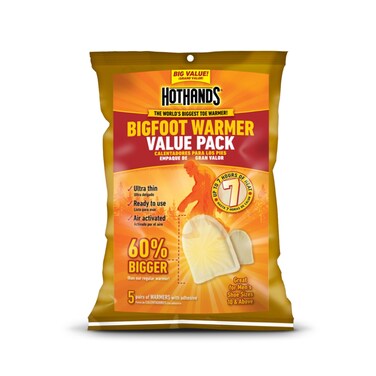 HotHands Bigfoot Adhesive Toe Warmer   5 Pair Value Pack