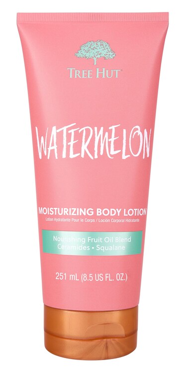 Tree Hut Watermelon Moisturizing Body Lotion   Ceramide and Squalene Formula Helps Protect Skin   Long-lasting Hydration Leaves Skin Feeling Soft &amp; Moisturized   8.5 fl oz.