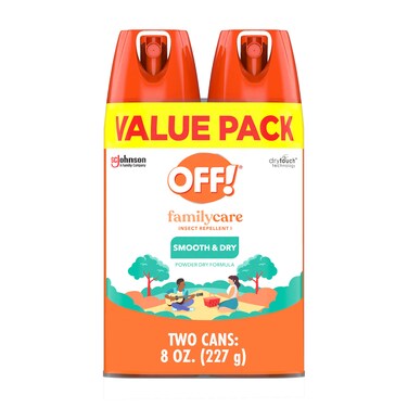 OFF! Family Care Insect &amp; Mosquito Repellent, Bug Spray Containing 15% DEET, Protects Against Mosquitoes, 4 Oz, 2 Count