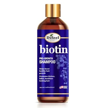Difeel Elevated Biotin Shampoo 12 oz. - Shampoo for Thinning Hair and Hair Loss, Paraben Free Shampoo with Biotin for Hair Growth